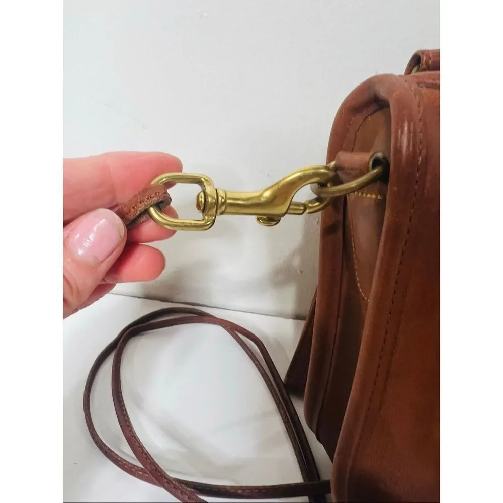 Coach Vintage Brown Basic Bag Bonnie Cashin 1970's Detachable Shoulder Straps Zi